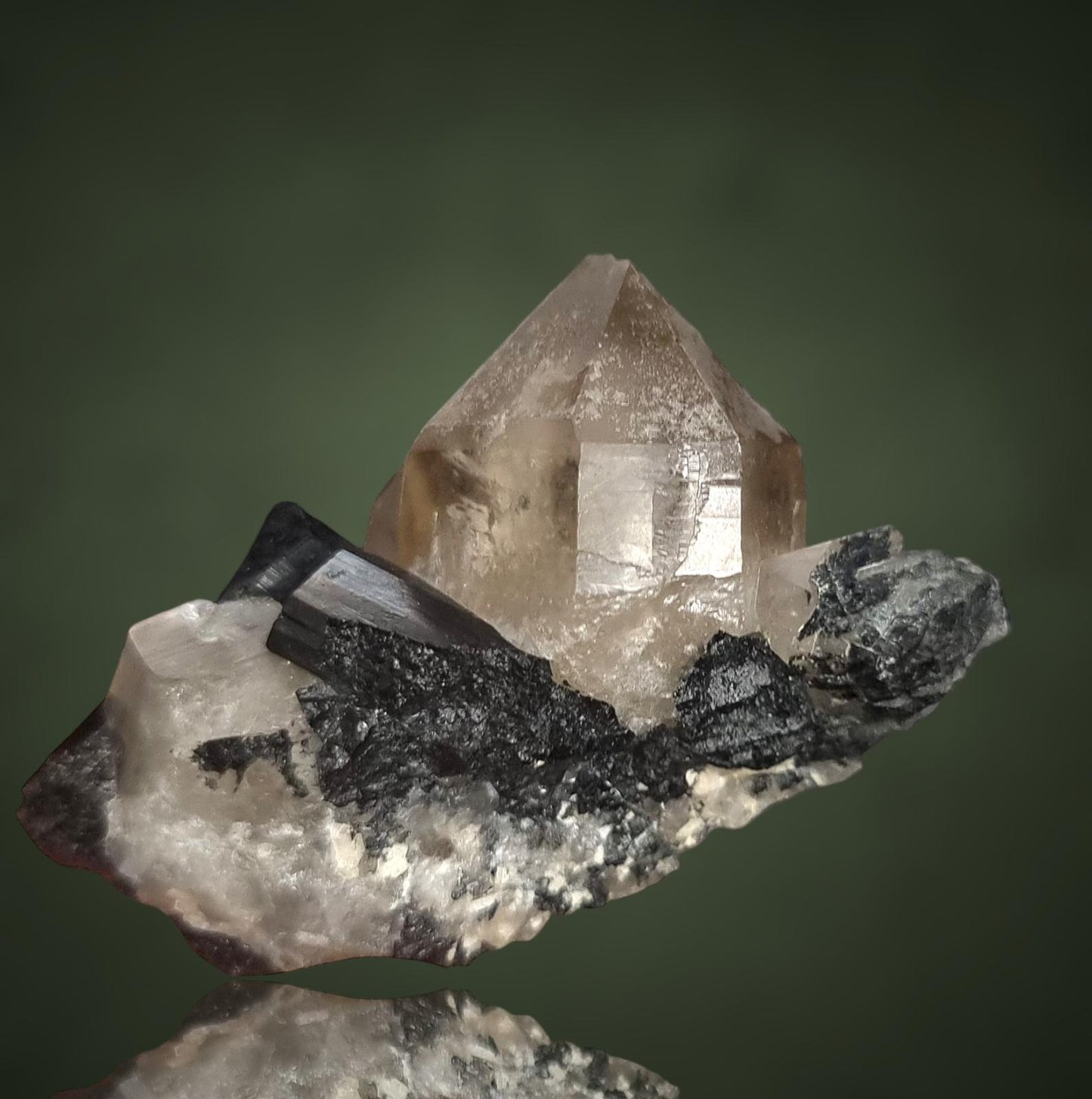 Smoky Quartz & Schorl - Erongo, Namibia