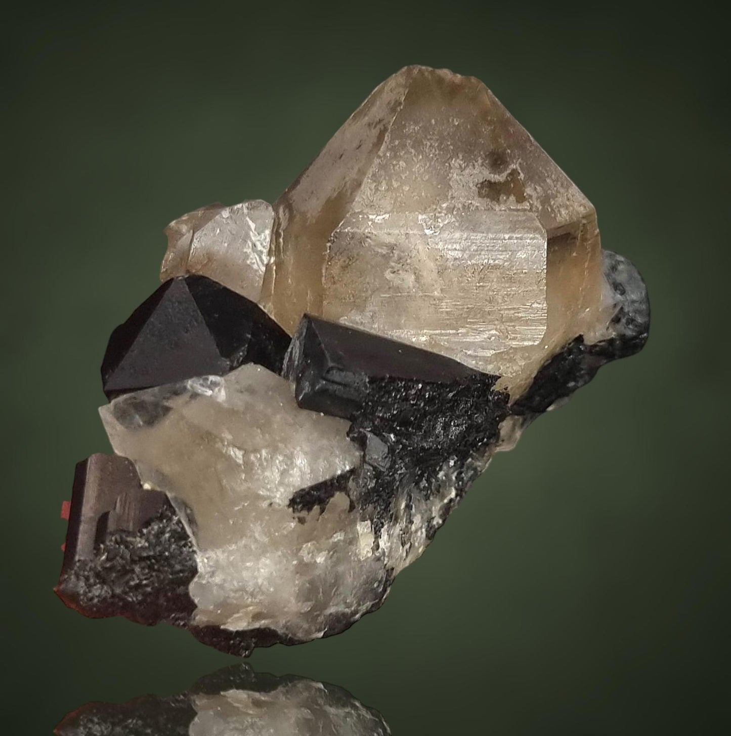 Smoky Quartz & Schorl - Erongo, Namibia