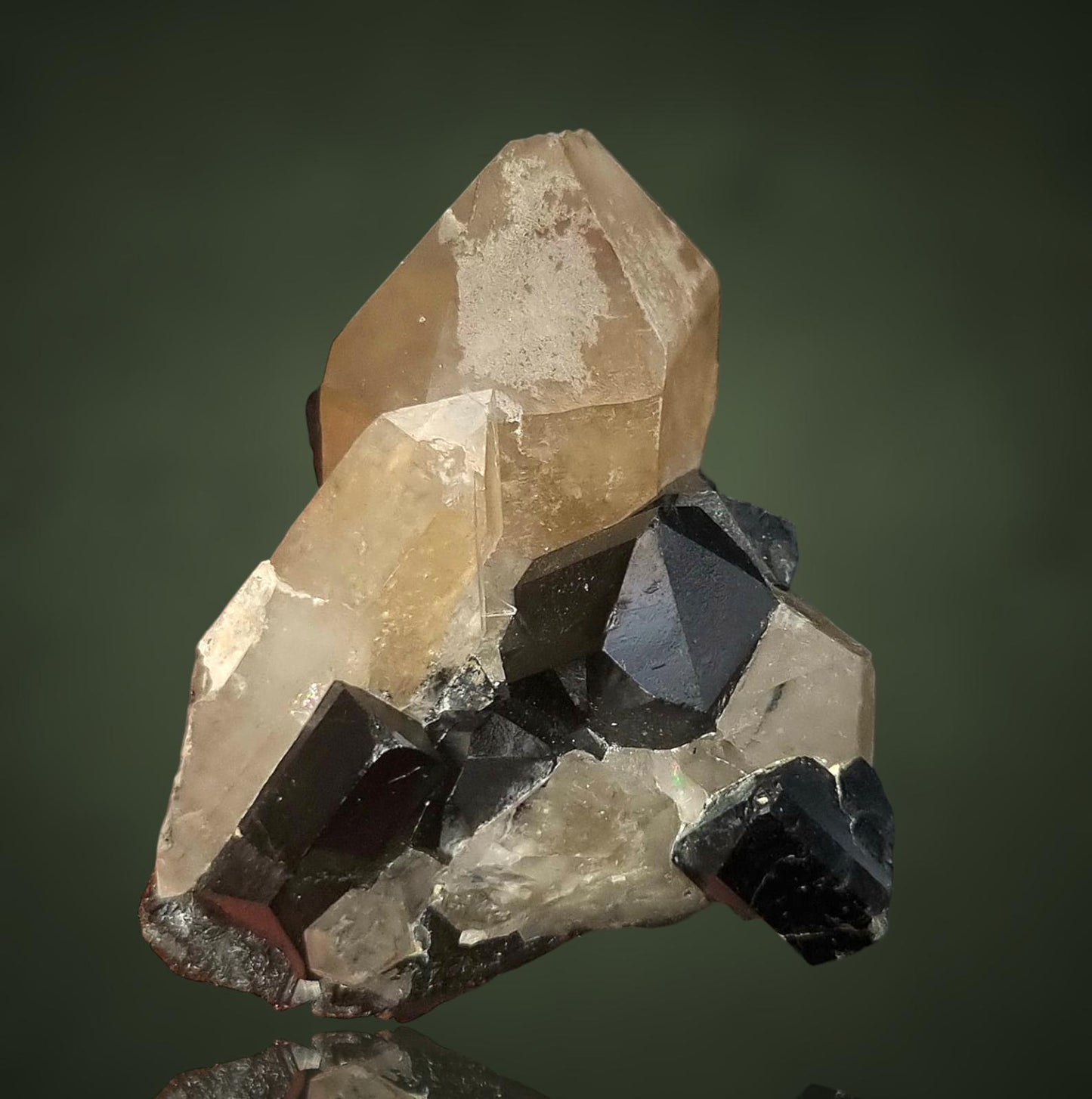 Smoky Quartz & Schorl - Erongo, Namibia