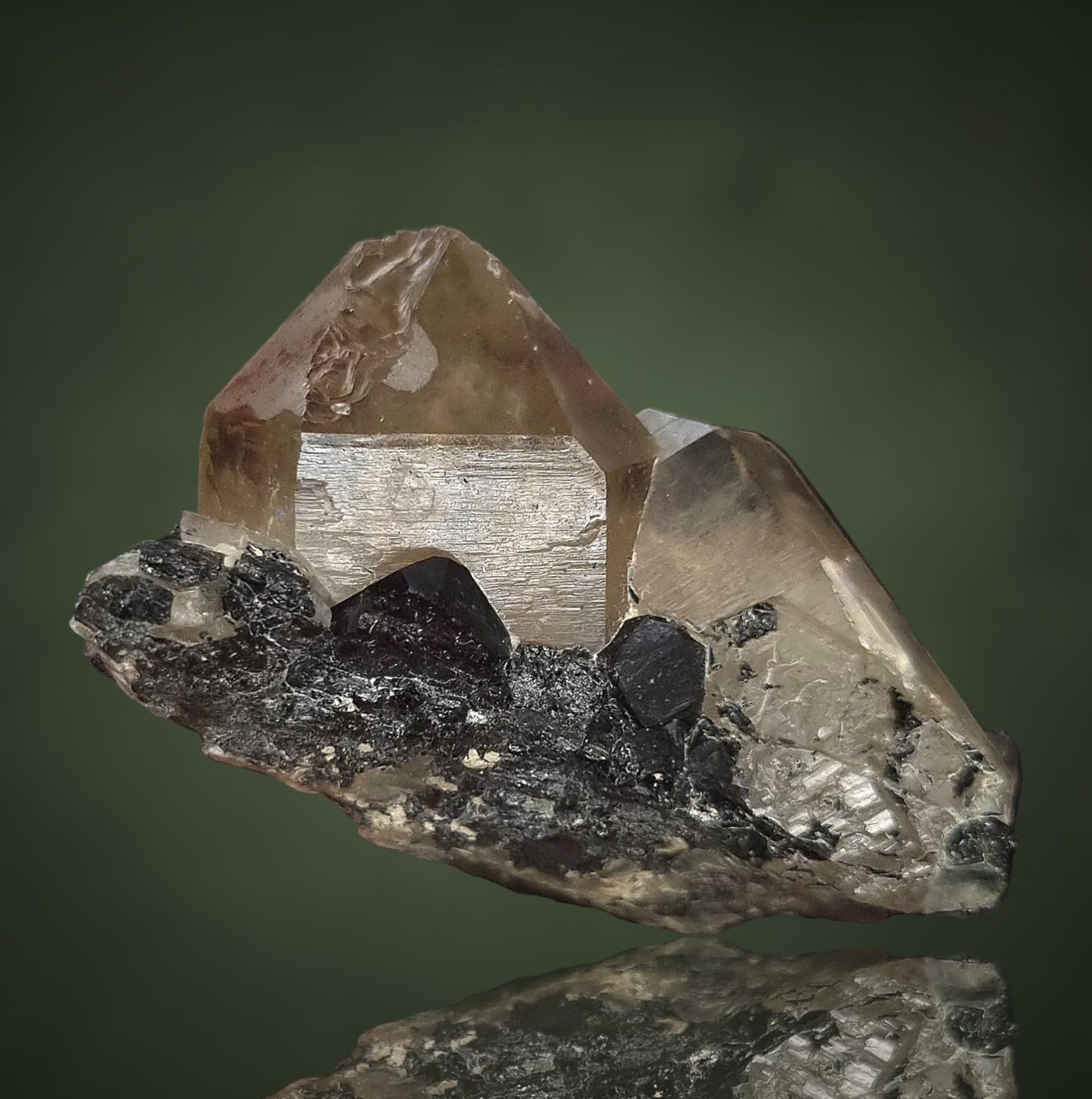 Smoky Quartz & Schorl - Erongo, Namibia