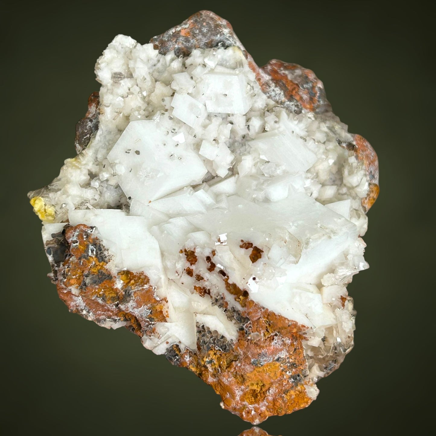 Calcit, Hemimorphit, Mimetesit – Ojuela Mine