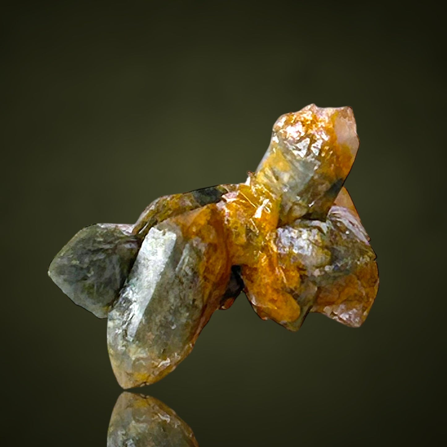 Quarz mit Pilzeinschlüssen