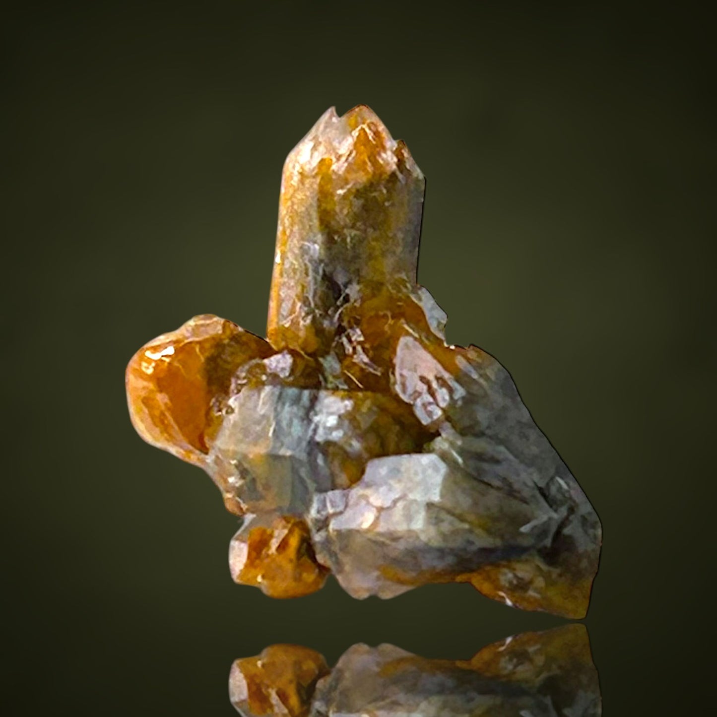 Quarz mit Pilzeinschlüssen