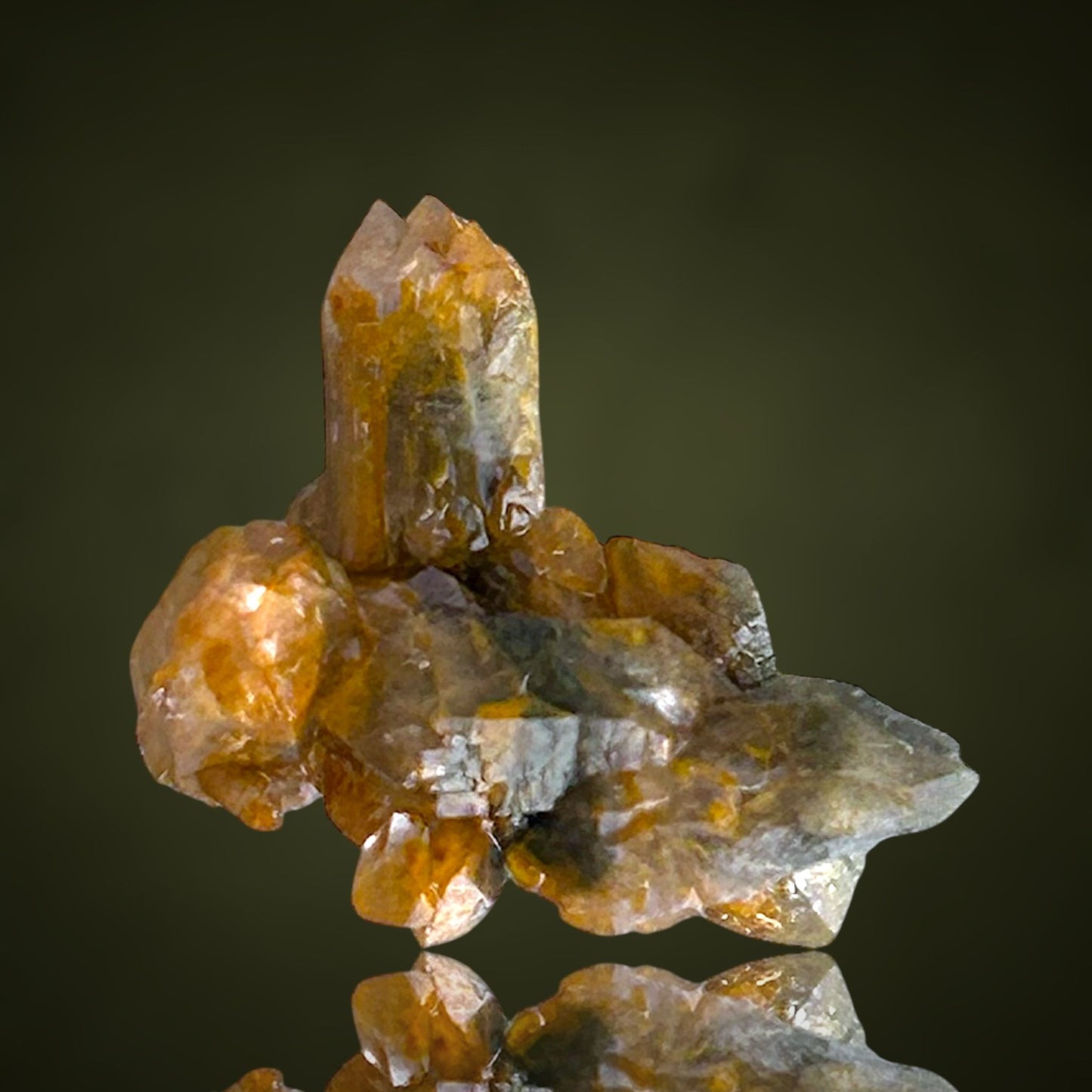 Quarz mit Pilzeinschlüssen