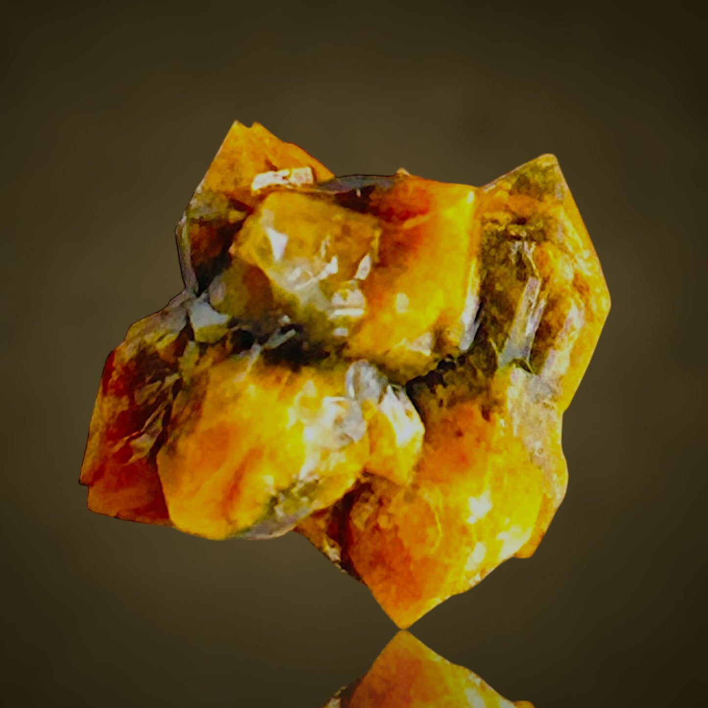 Quarz mit Pilzeinschlüssen