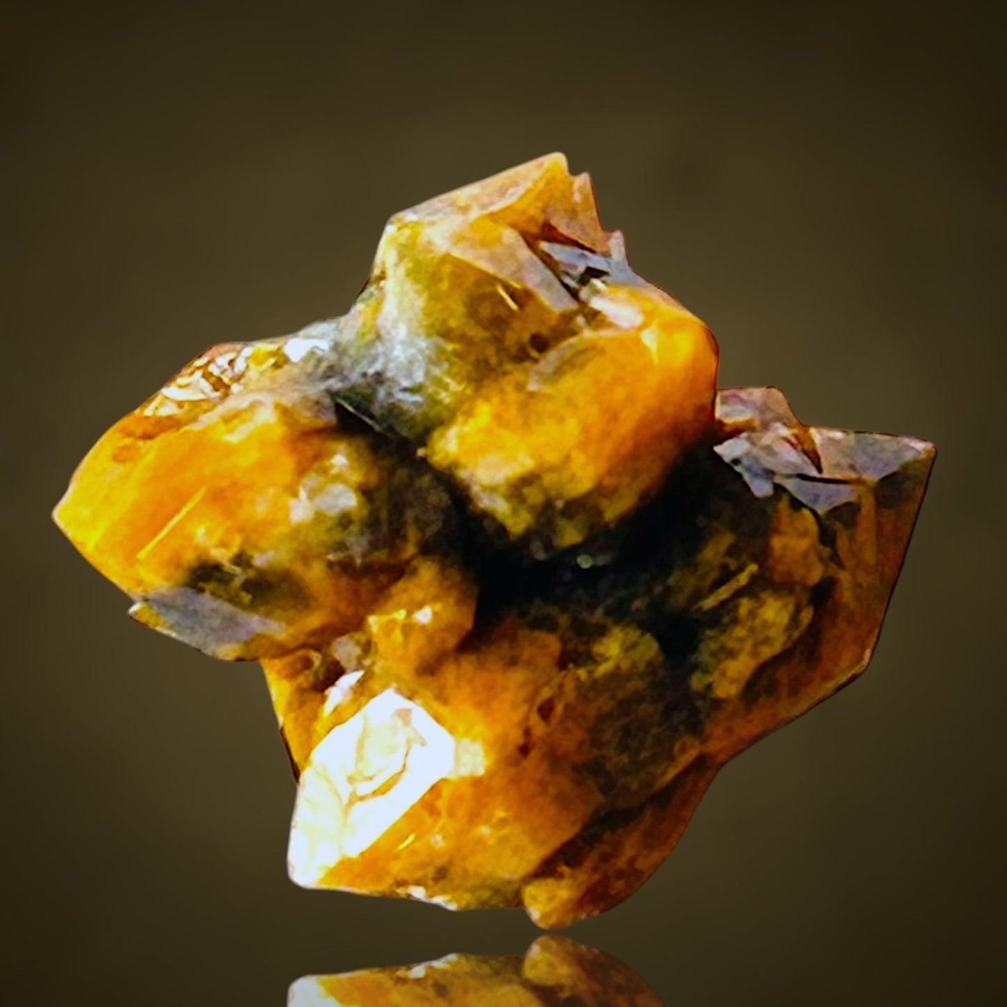 Quarz mit Pilzeinschlüssen