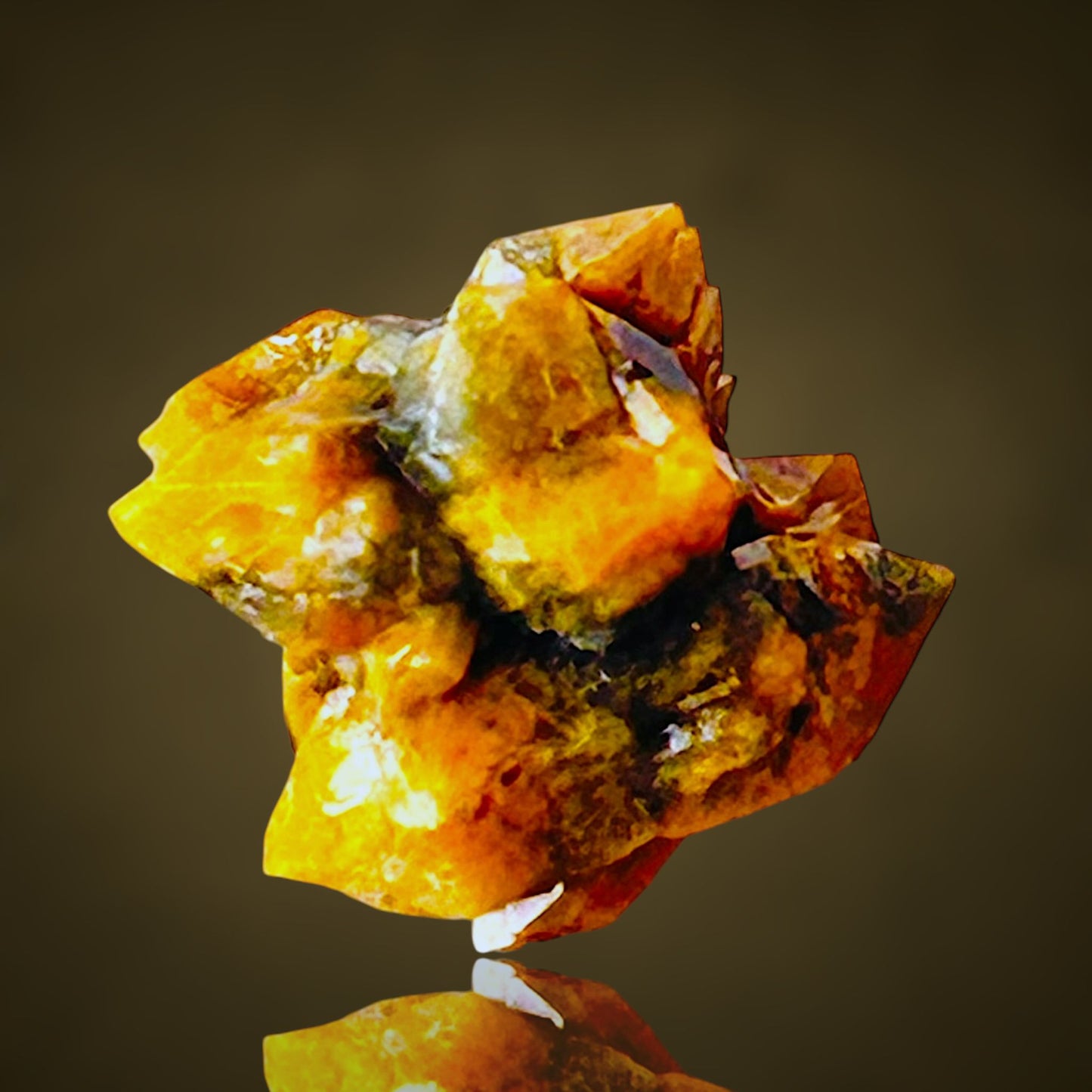 Quarz mit Pilzeinschlüssen