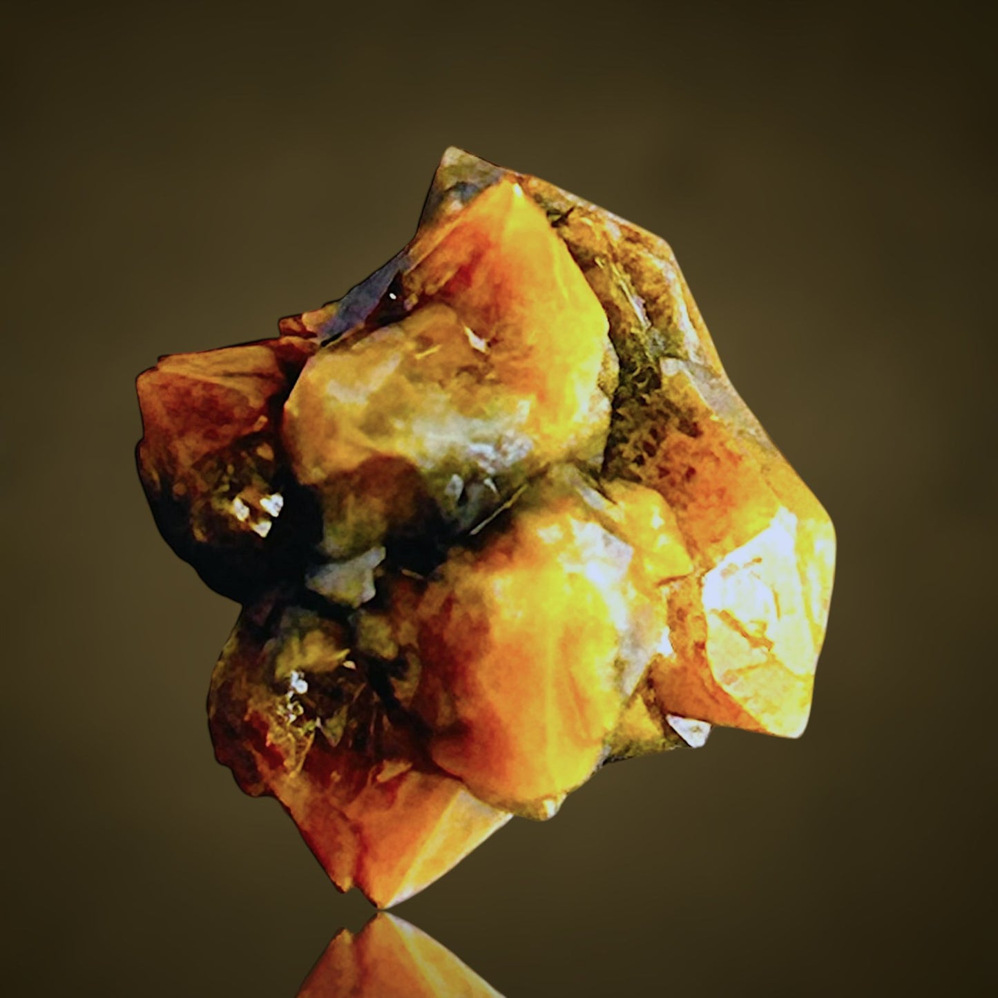 Quarz mit Pilzeinschlüssen