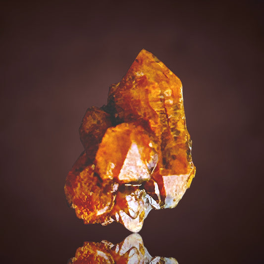 Quarz mit Pilzeinschlüssen