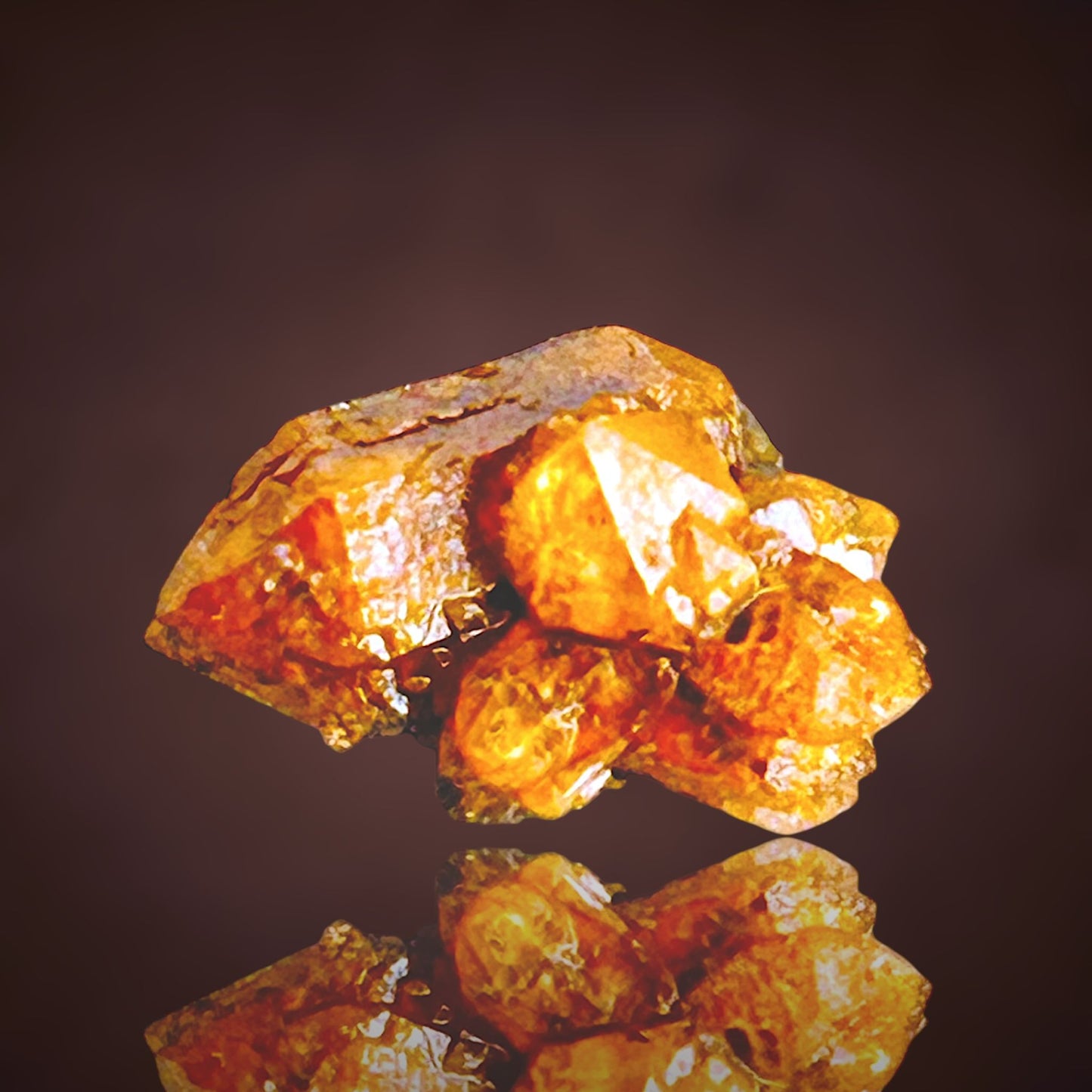 Quartz with fungus inclusions