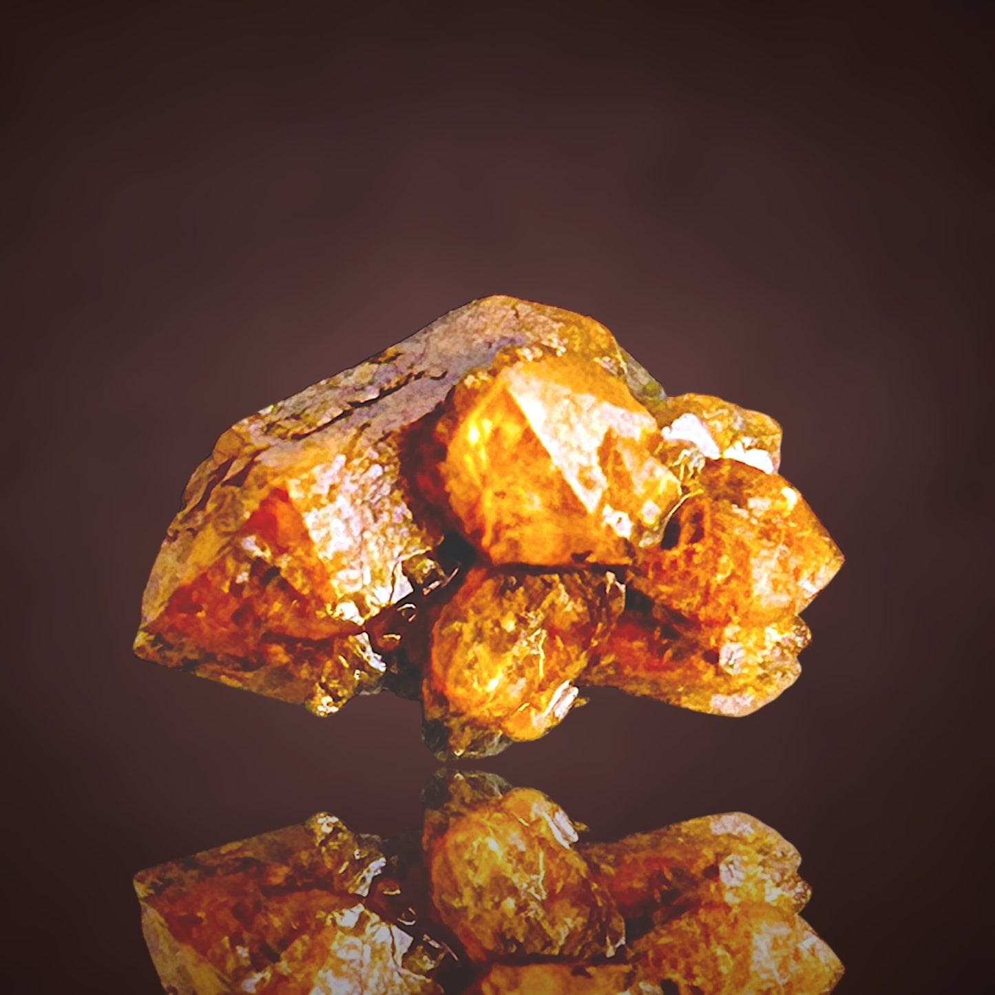 Quartz with fungus inclusions