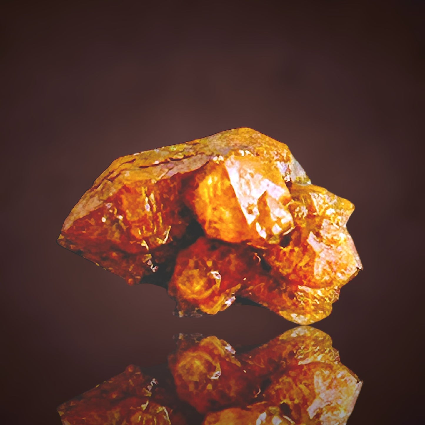 Quartz with fungus inclusions