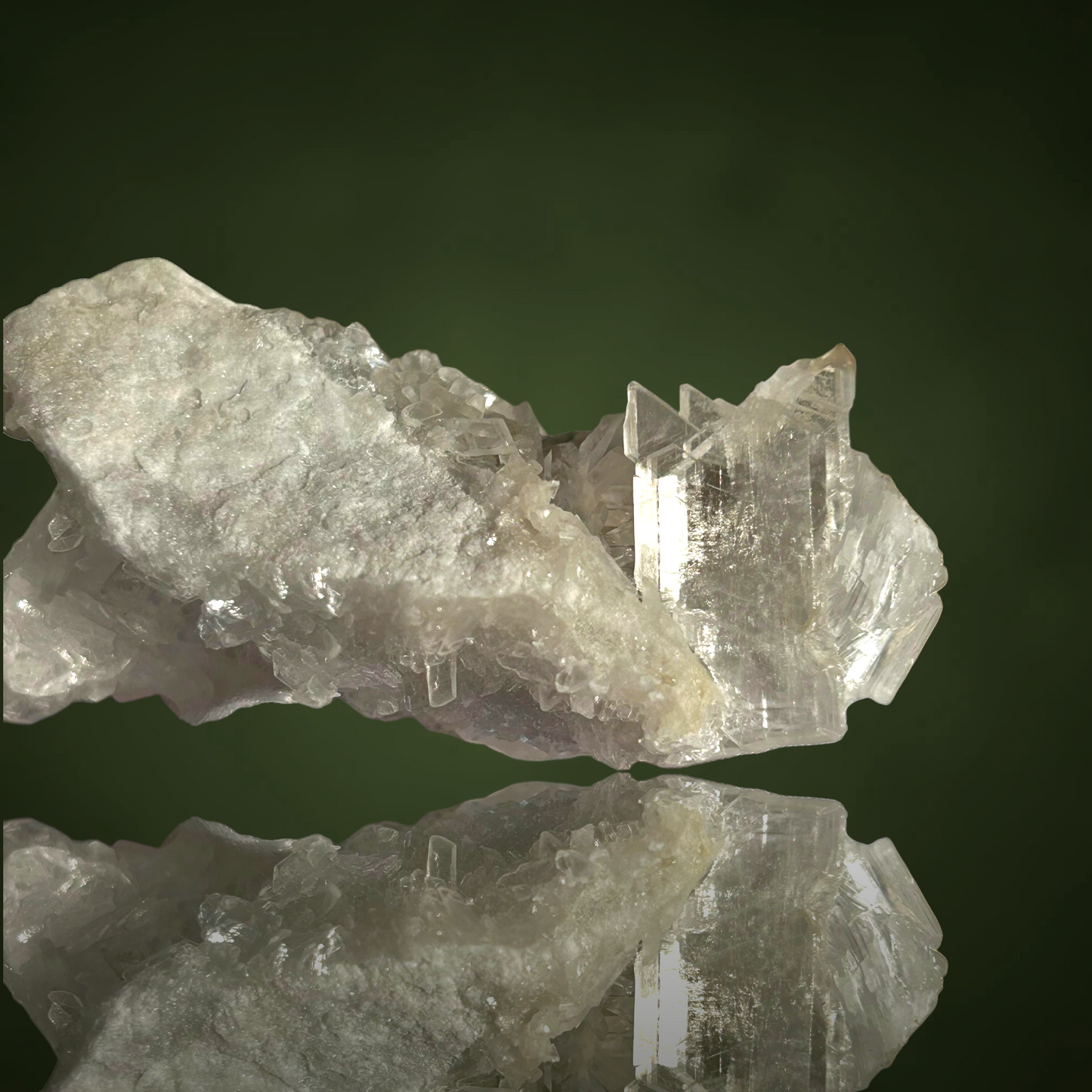 Swallow-tail Gypsum & Strontioginorite - Kohnstein