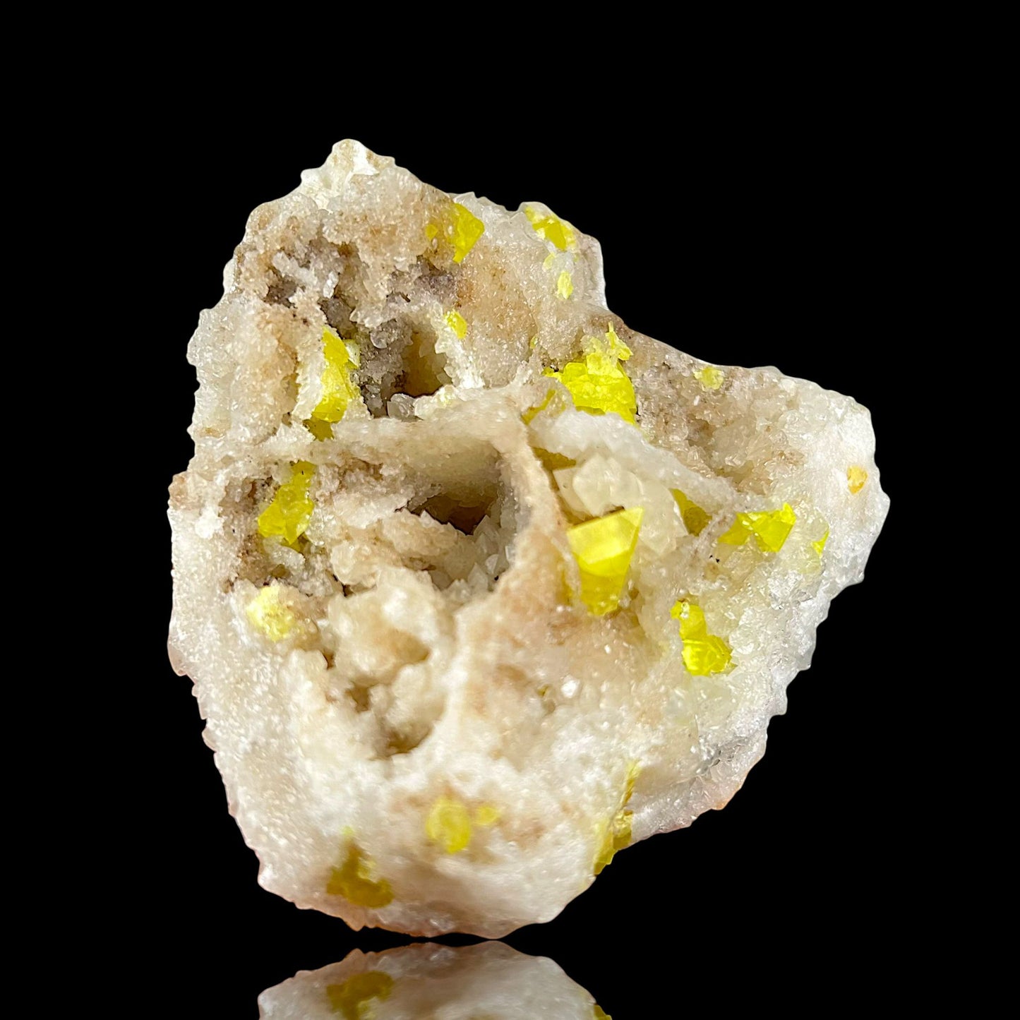 Sulfur, Calcite - Machow, Poland