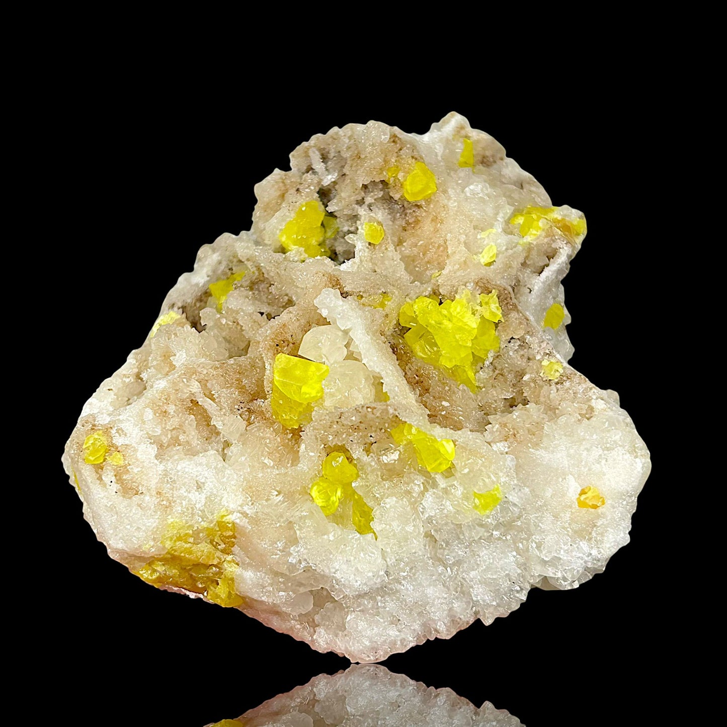 Sulfur, Calcite - Machow, Poland