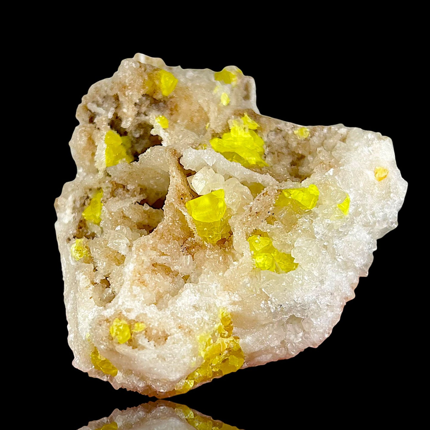 Sulfur, Calcite - Machow, Poland