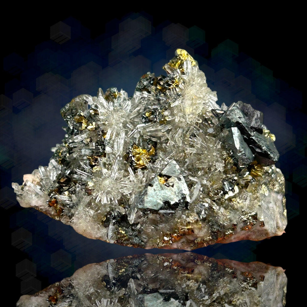 Tetrahedrite, Chalcopyrite, Quartz - Casapalca, Peru