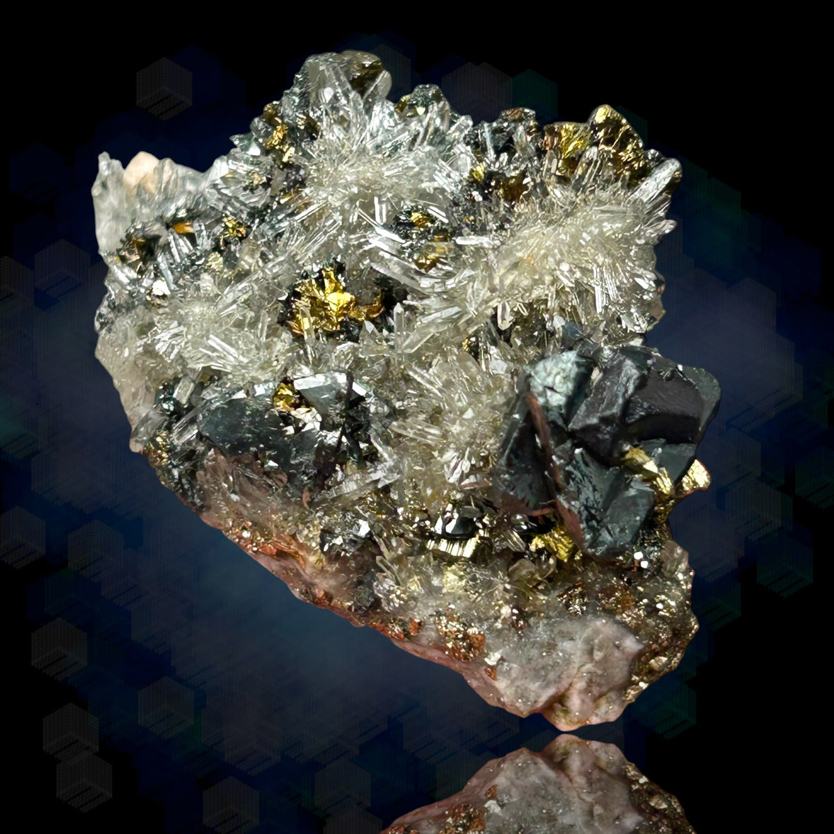 Tetrahedrite, Chalcopyrite, Quartz - Casapalca, Peru