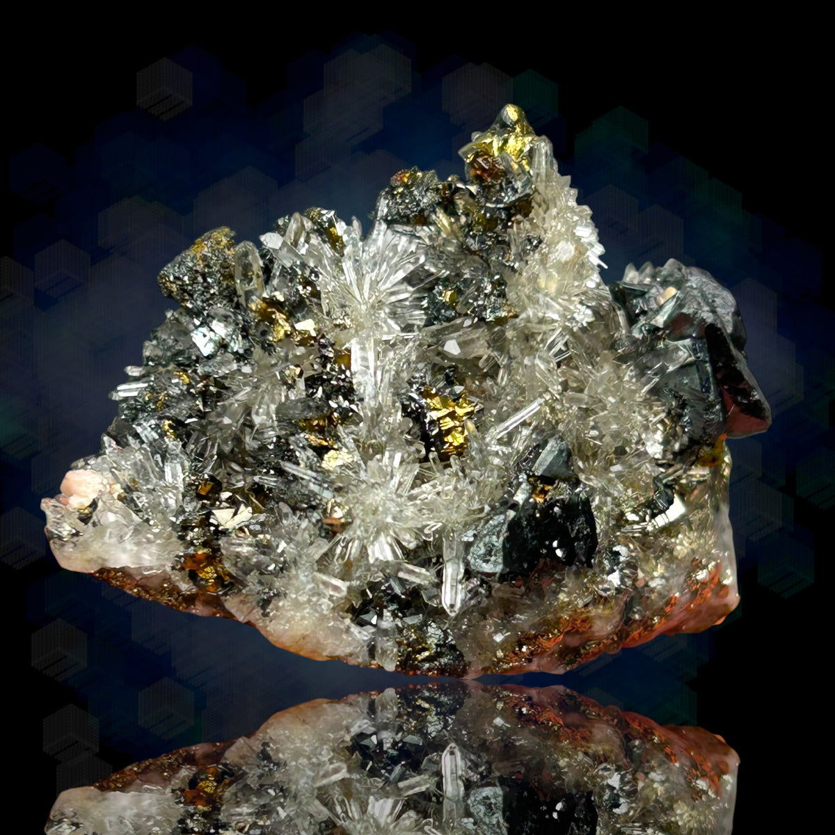 Tetrahedrite, Chalcopyrite, Quartz - Casapalca, Peru