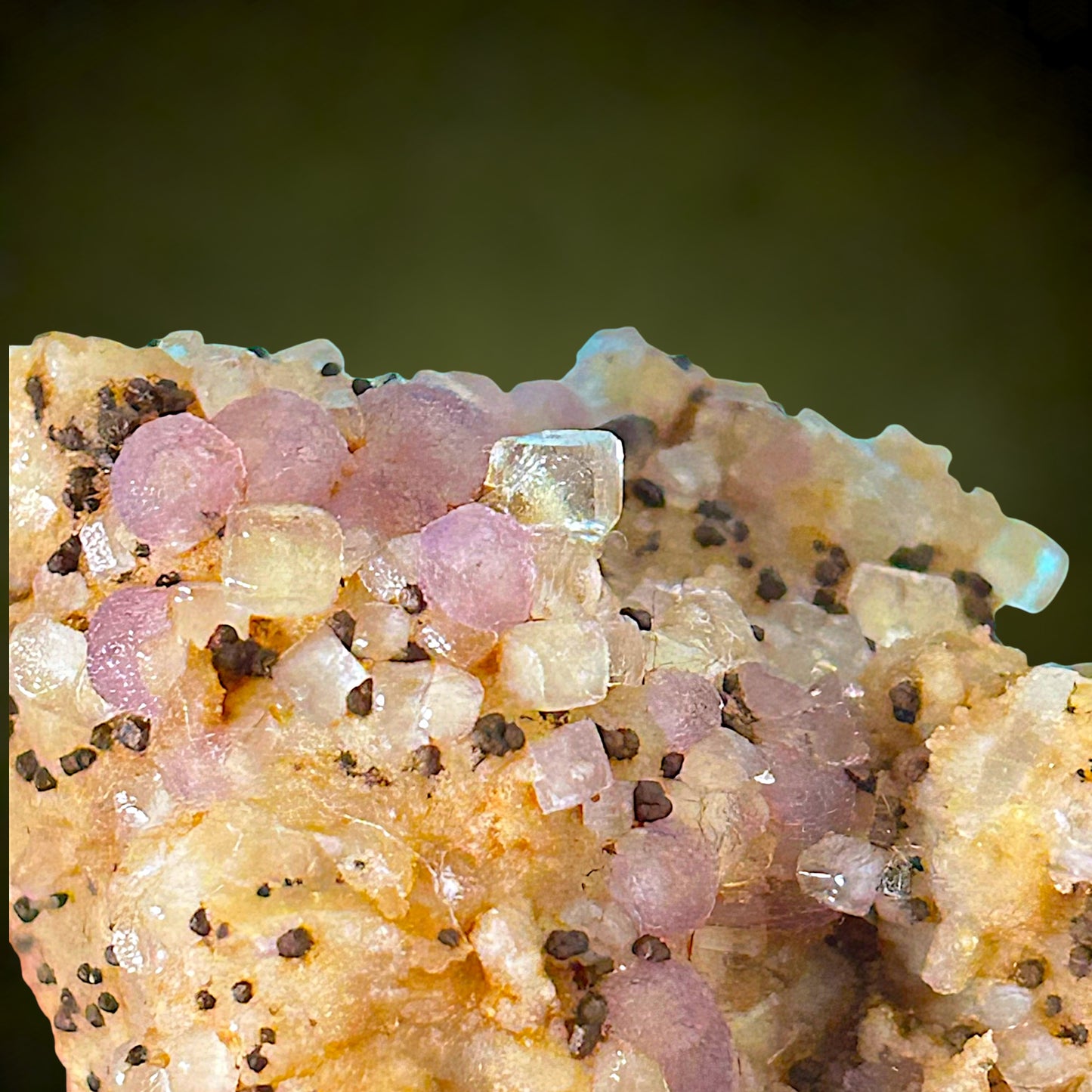 Fluorit, Siderit - Pella, Orange River, RSA
