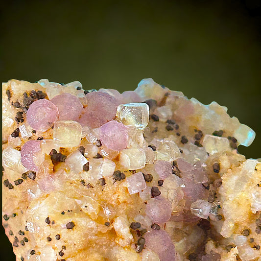 Fluorite, Siderite - Pella, Orange River, RSA