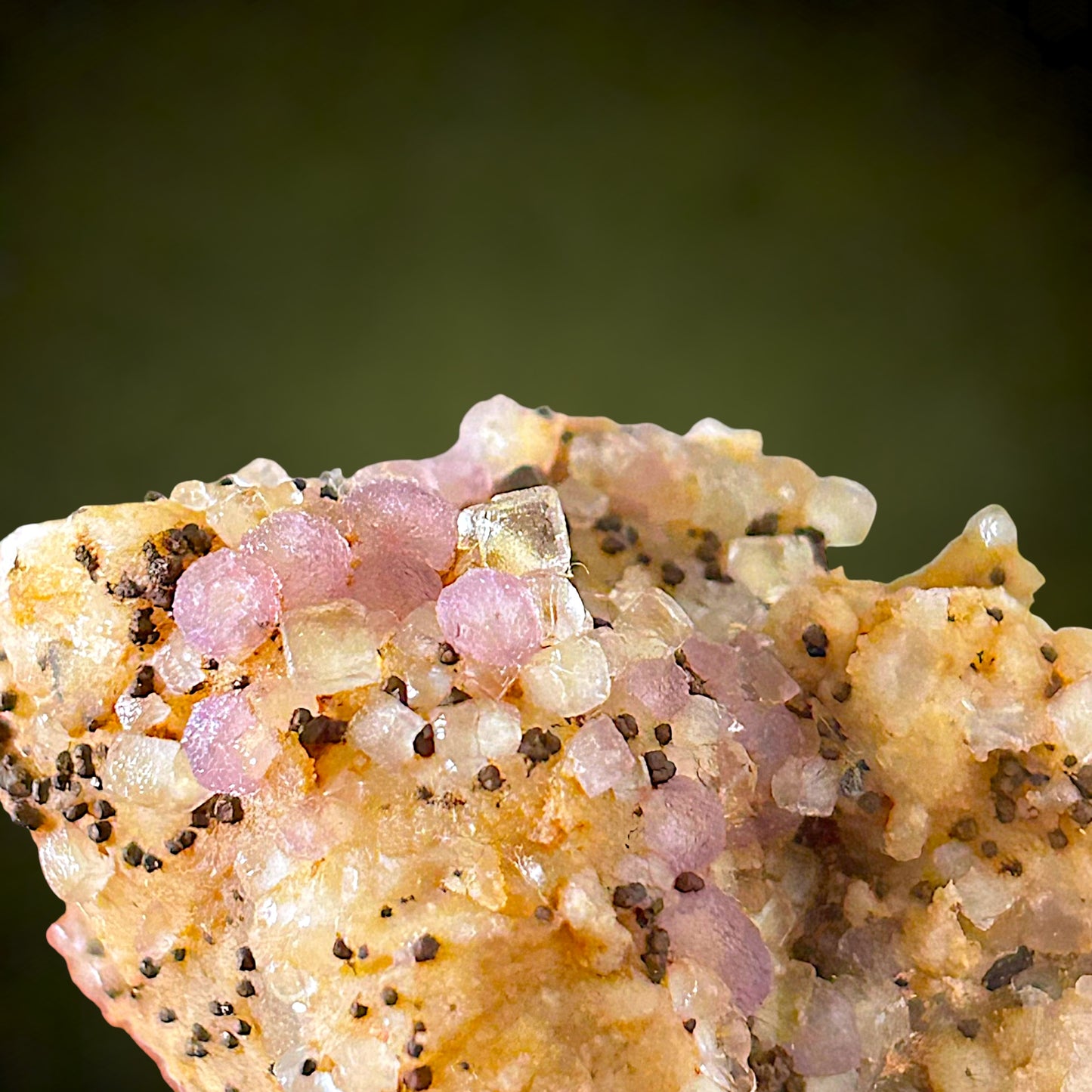 Fluorit, Siderit - Pella, Orange River, RSA