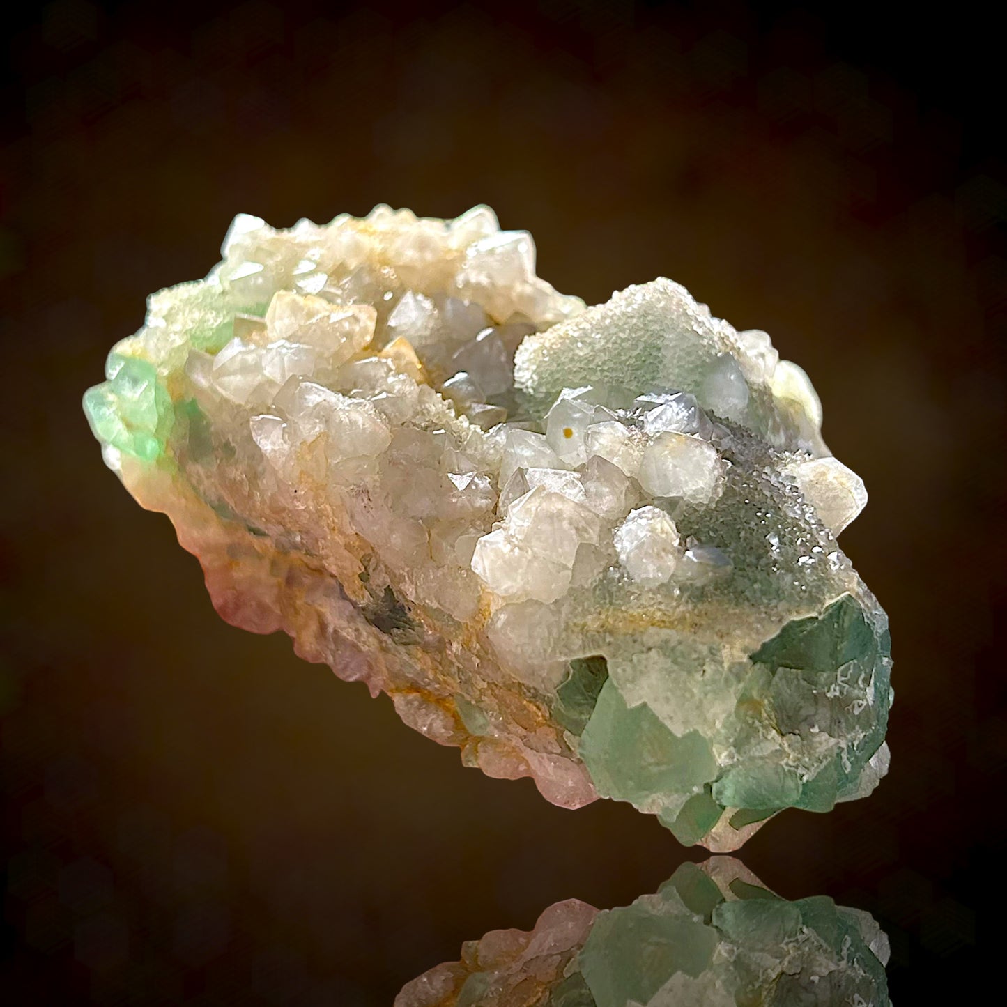 Fluorite, Quartz - Riemvasmaak, RSA