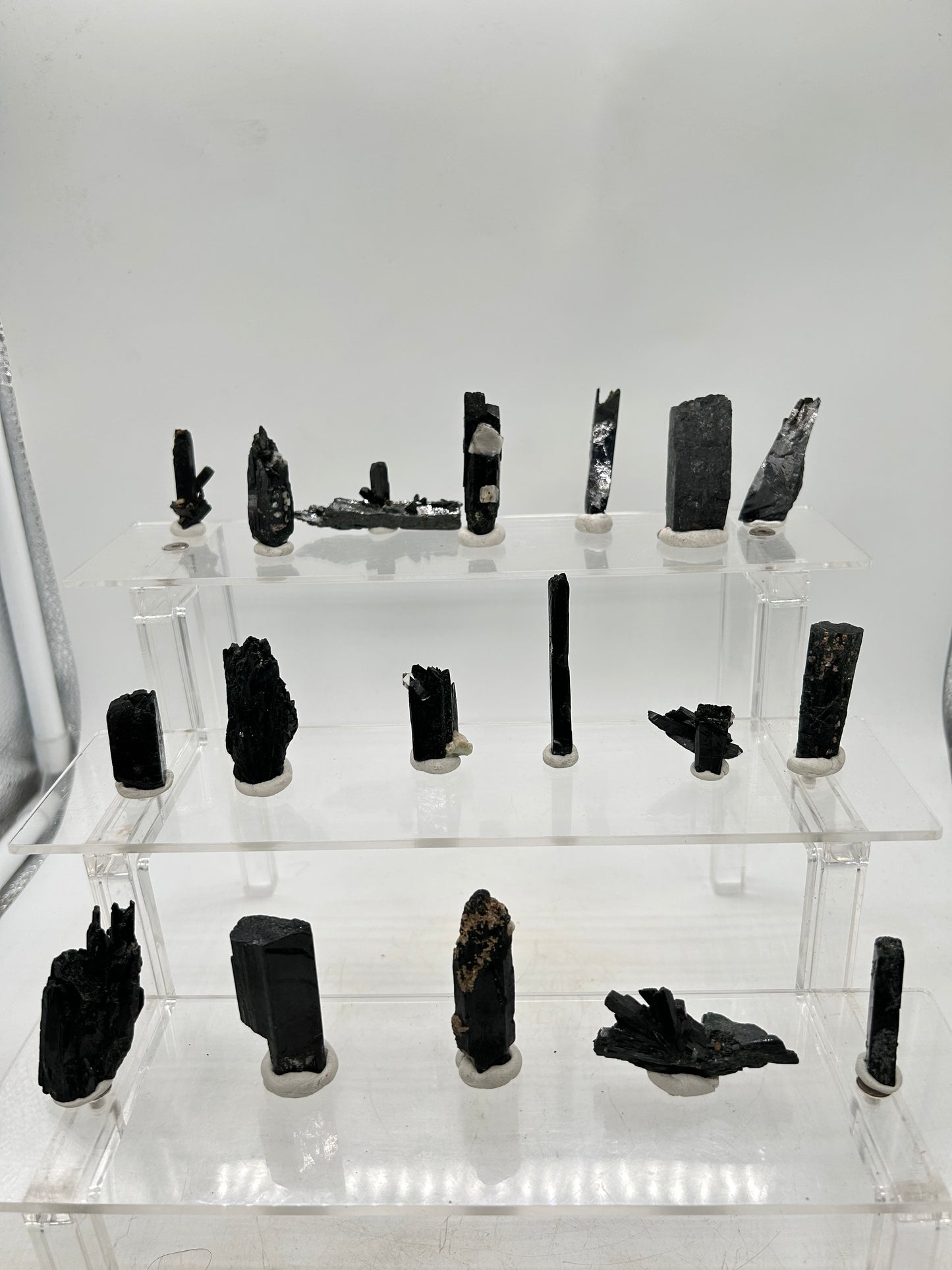 18 x Aegirin/e, Zircone - Mt. Malosa, Malawi
