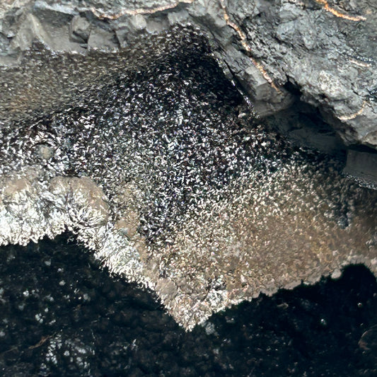 Ranciéite on Goethite - Winterberg Quarry, Bad Grund, Harz Mts