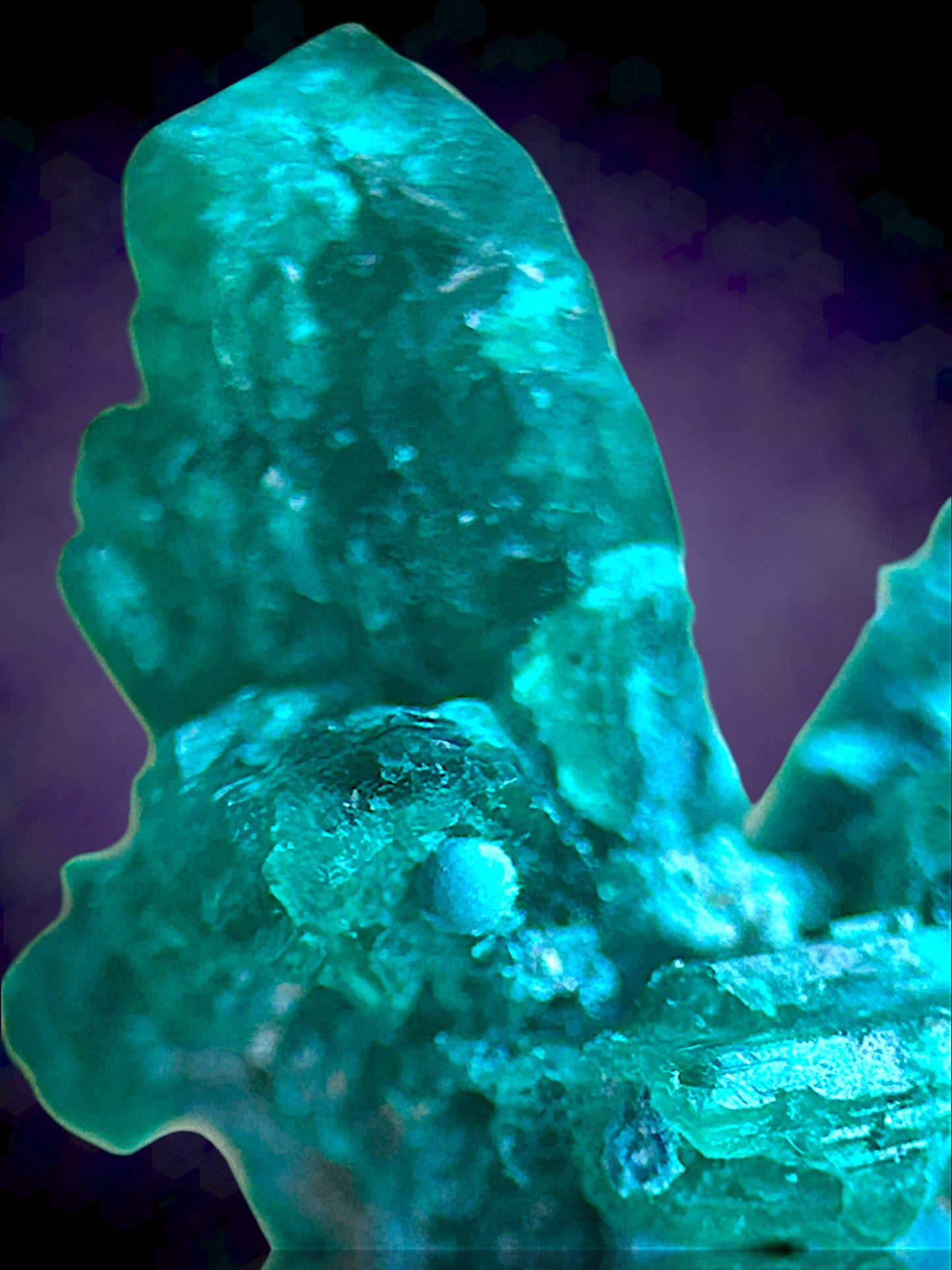 Shattuckite, Dioptase - Khorixas, Namibia