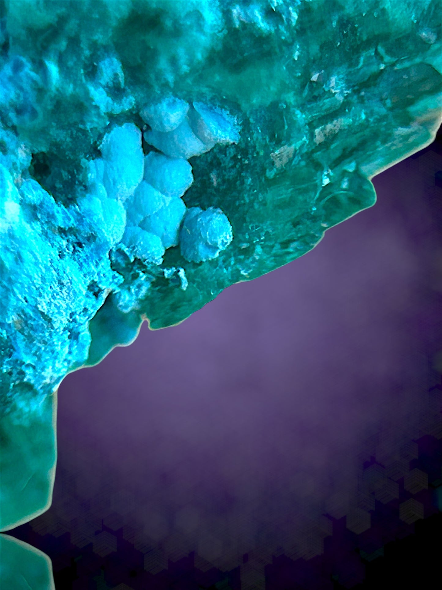 Shattuckite, Dioptase - Khorixas, Namibia