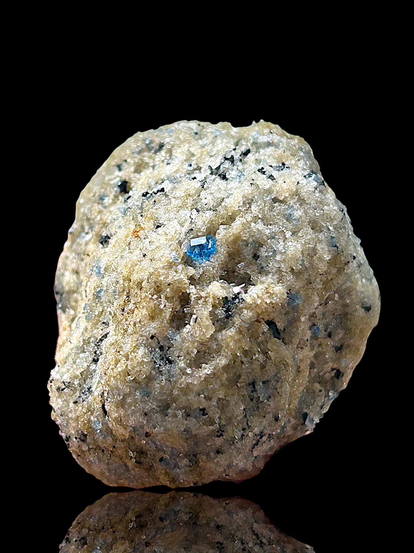Hauyne x, Sanidine - Eifel, Germany