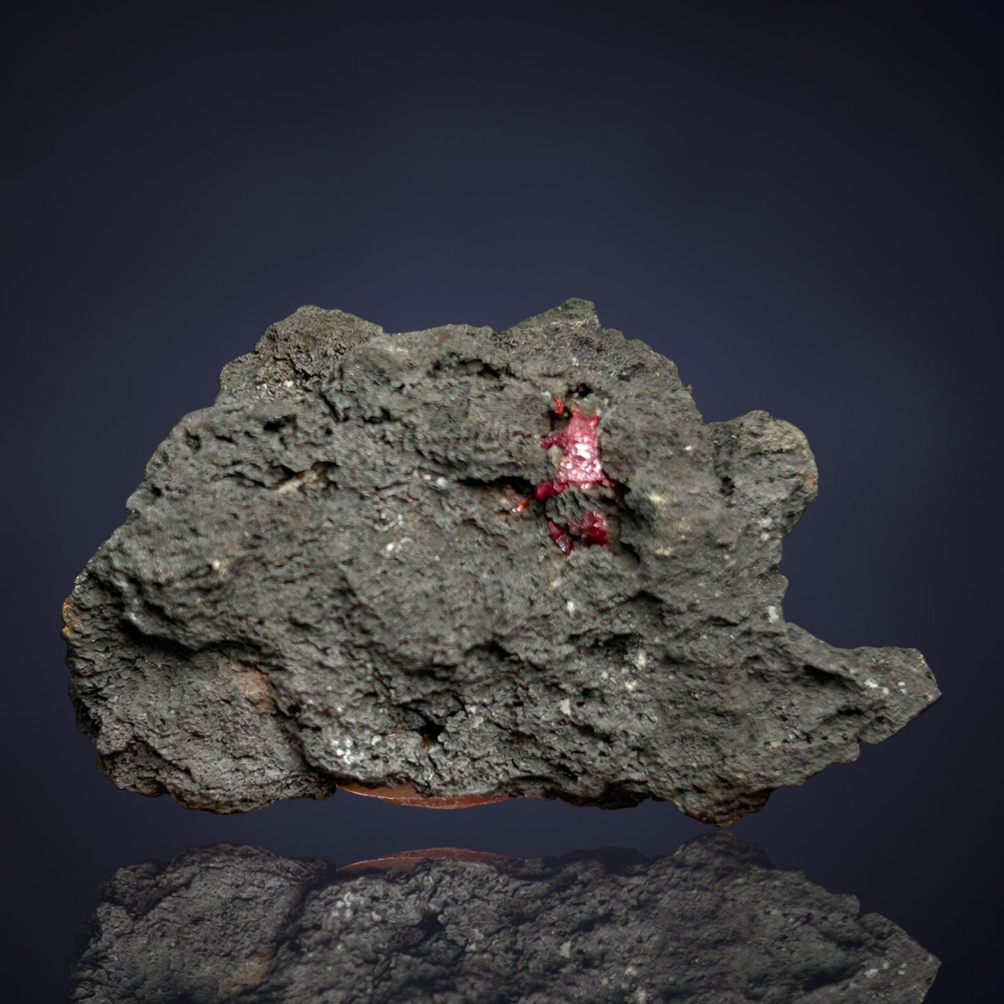 Proustite - Schlema, Ore mts., Germany
