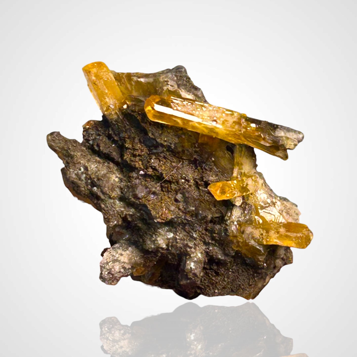 Golden Baryte - Rosh Pina, Namibis
