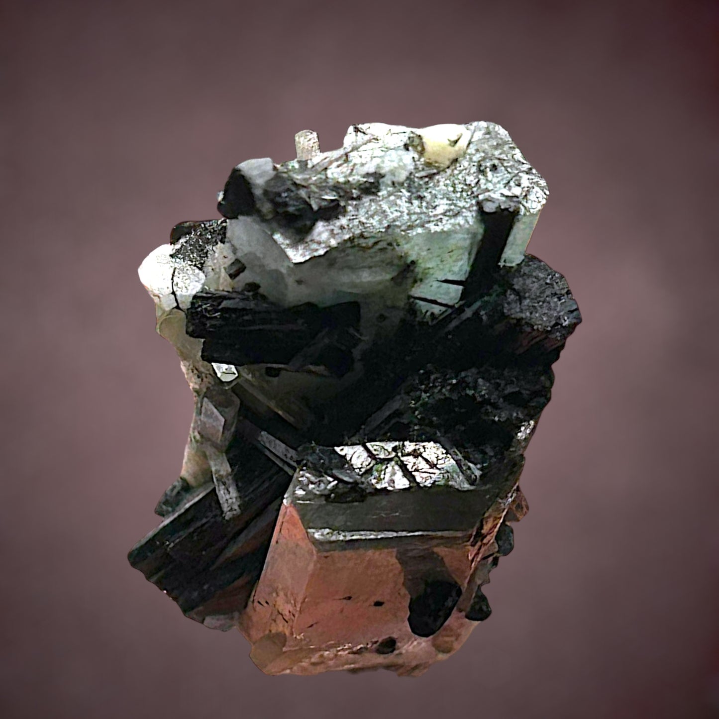 Aquamarine, Schorl Tourmaline - Erongo, Namibia
