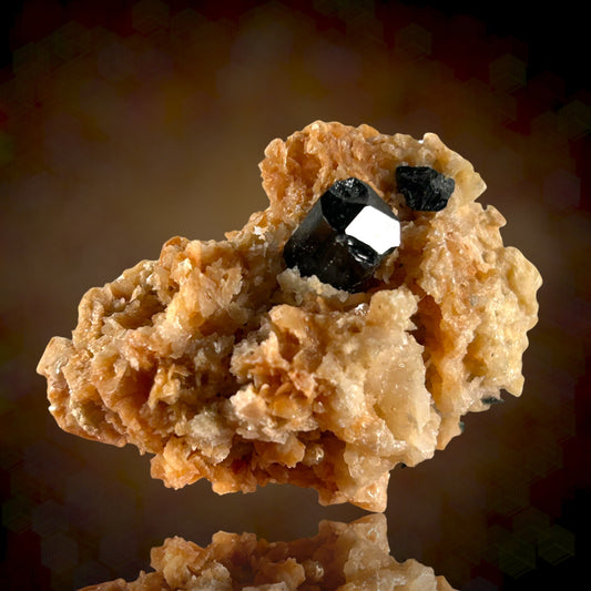 Schorl tourmaline, Anhydrite - Northern Cape, South Africa