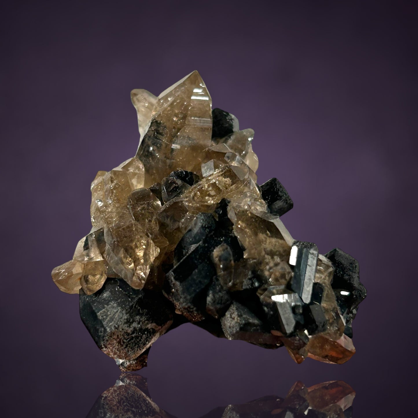 Smokey Quartz, Schorl Tourmaline - Erongo, Namibia