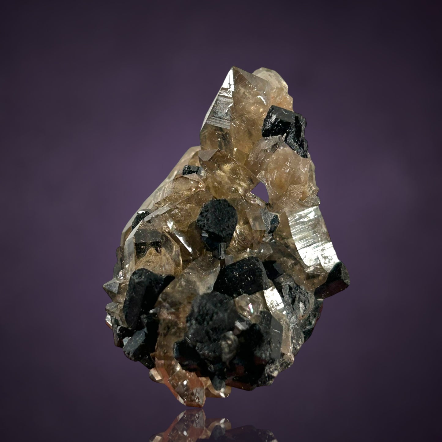 Smokey Quartz, Schorl Tourmaline - Erongo, Namibia