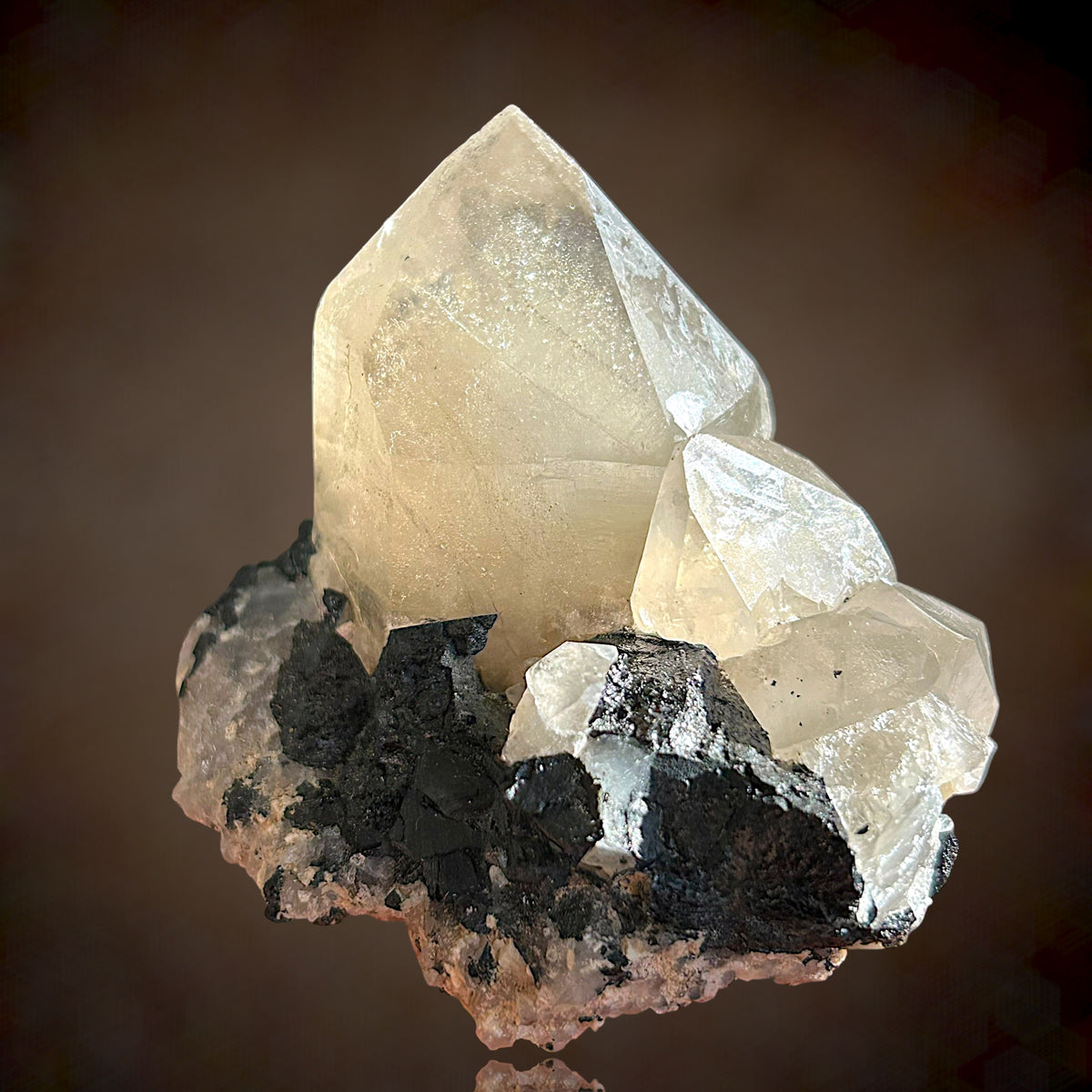 Phantomquartz, Schorl - Erongo, Namibia