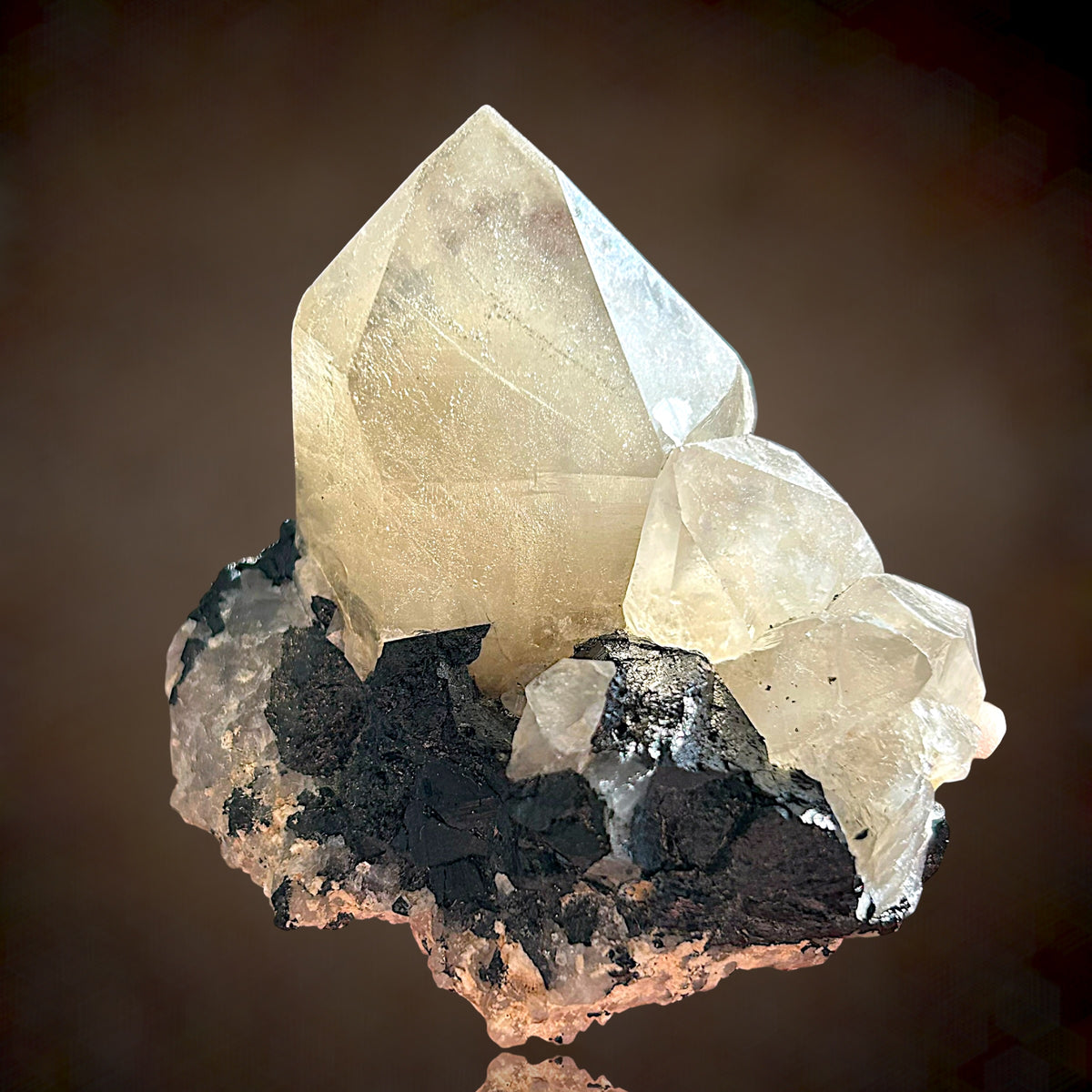 Phantomquartz, Schorl - Erongo, Namibia