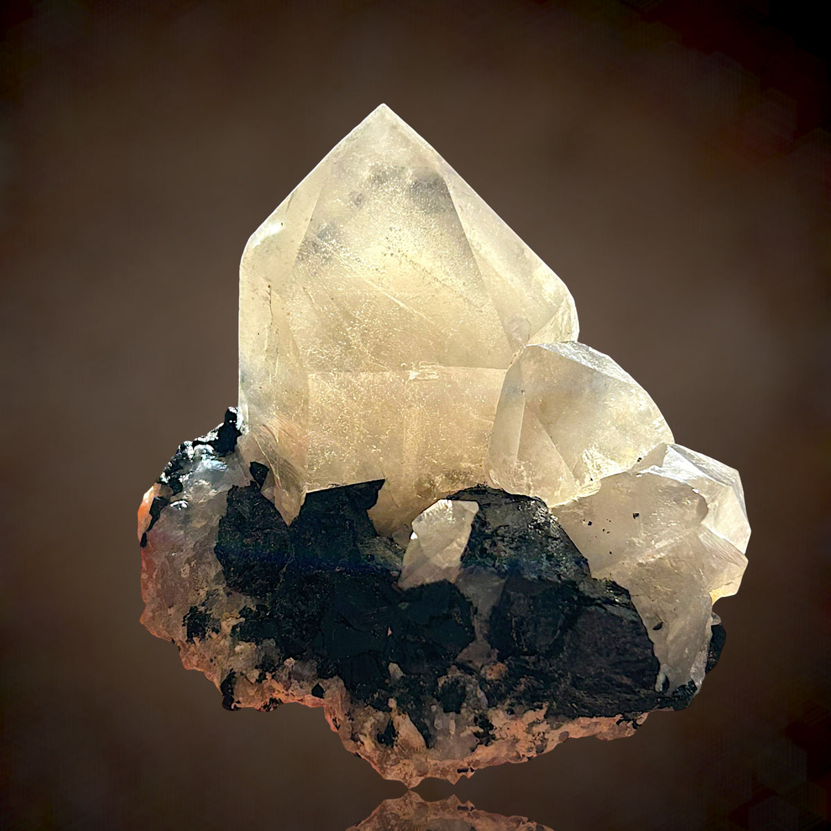 Phantomquartz, Schorl - Erongo, Namibia