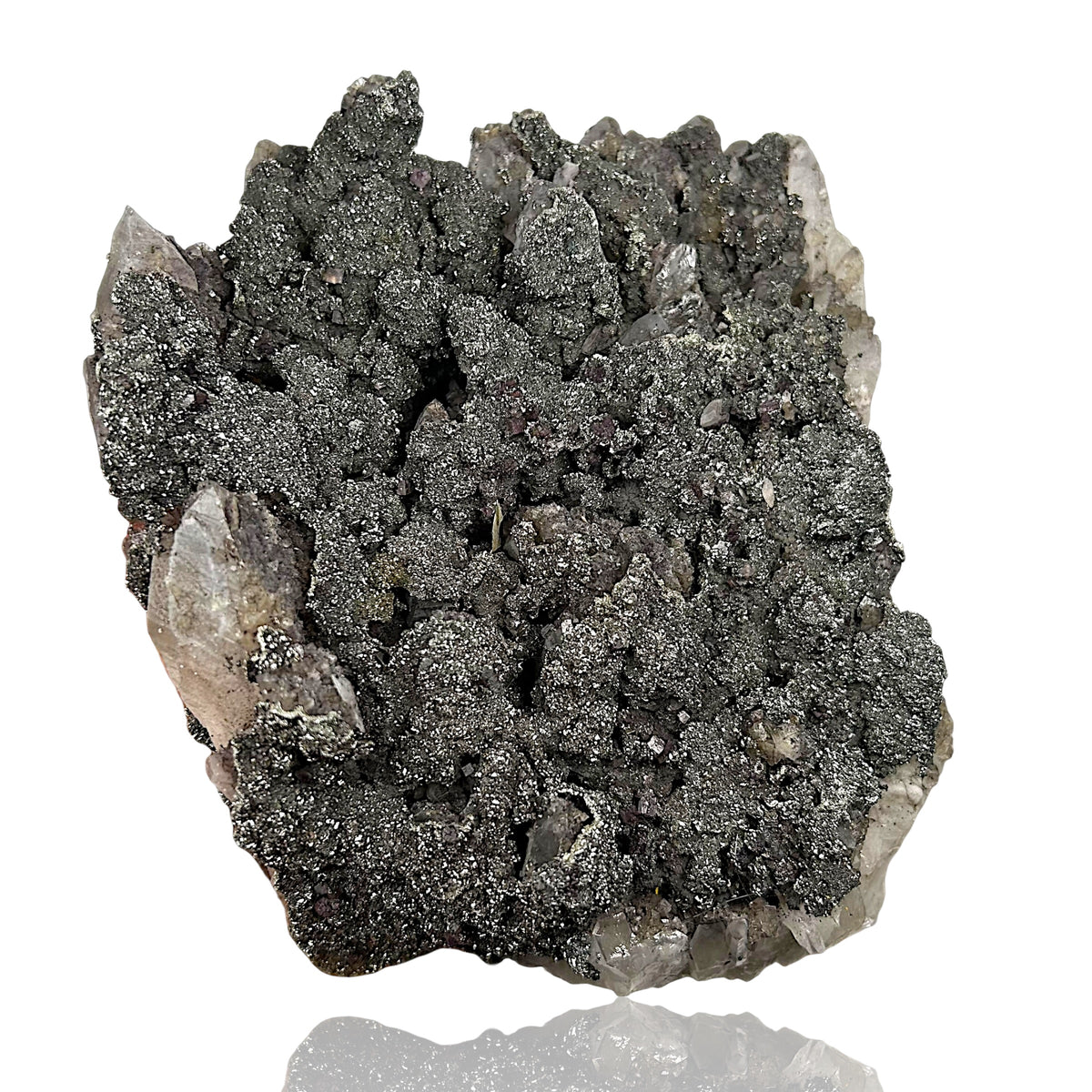 Fluorite, Quartz, Pyrite - Ehrenfriedersdorf, saxony, Germany