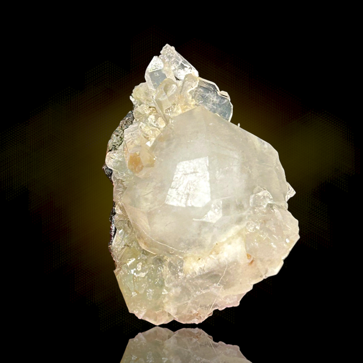 XXL Analcime, Prehnite, tabular Quartz - Tafelkop, Namibia