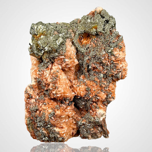 Pyrite, Dolomite - Schlema, Ore Mountains, Germany