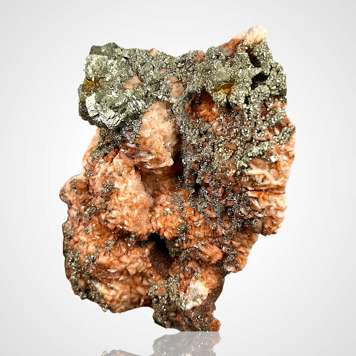 Pyrite, Dolomite - Schlema, Ore Mountains, Germany