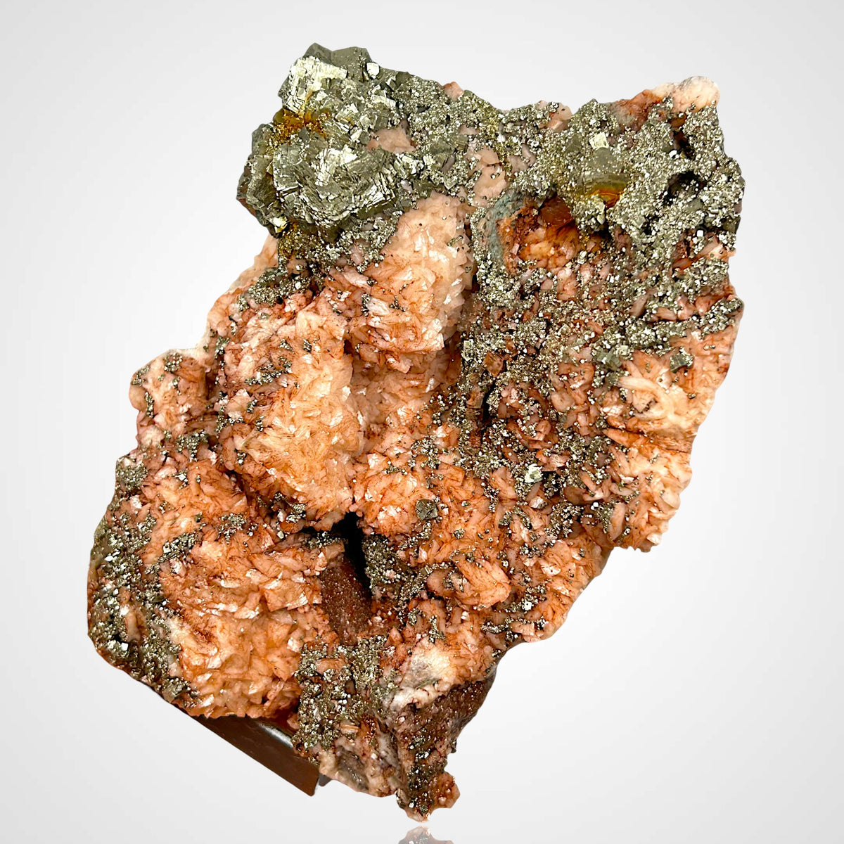 Pyrite, Dolomite - Schlema, Ore Mountains, Germany