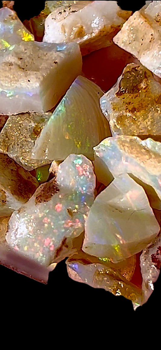 70 ct fossil opals - Coober Pedy, Australia