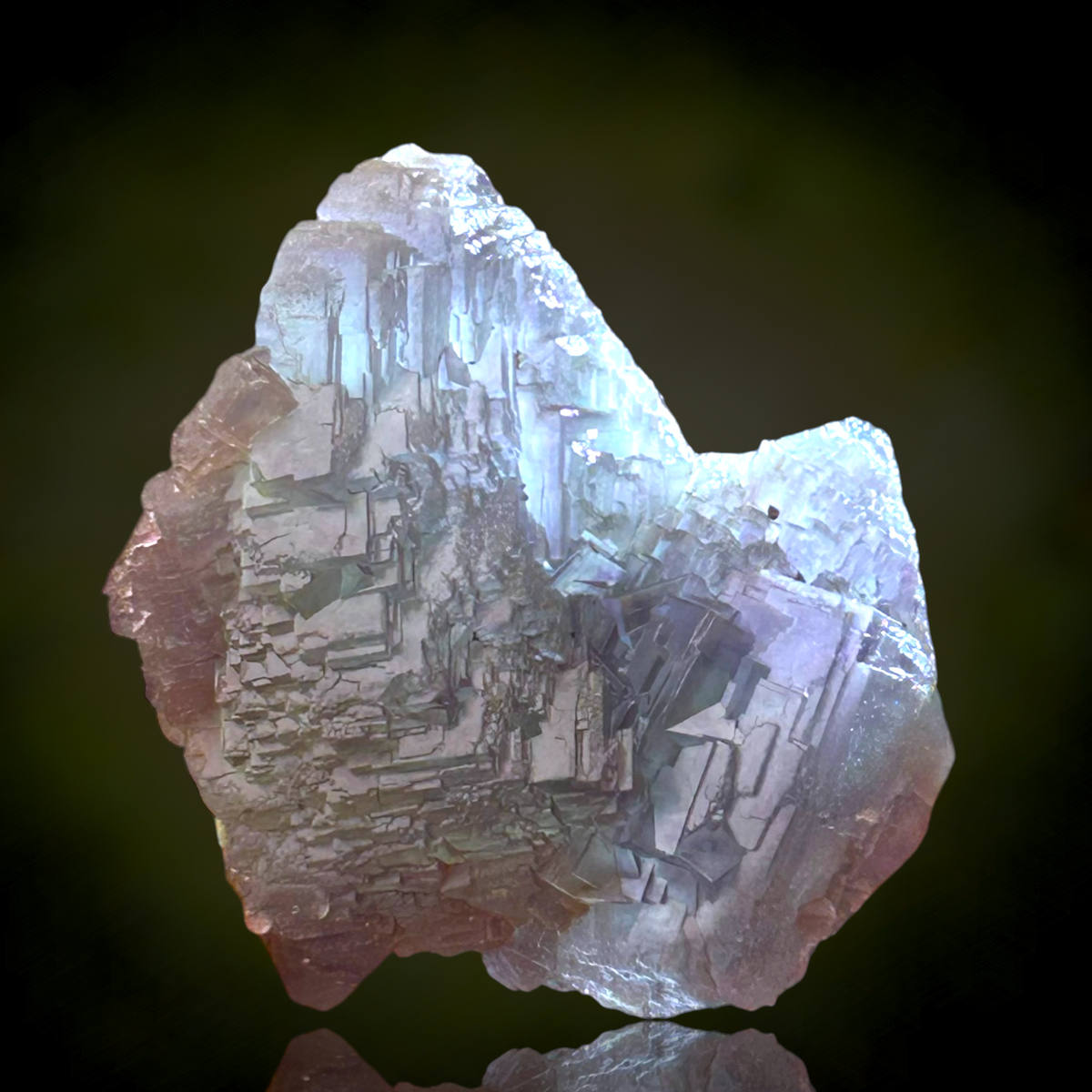 Alpine Fluorite - Summit Cleft, Weisseck, Austria