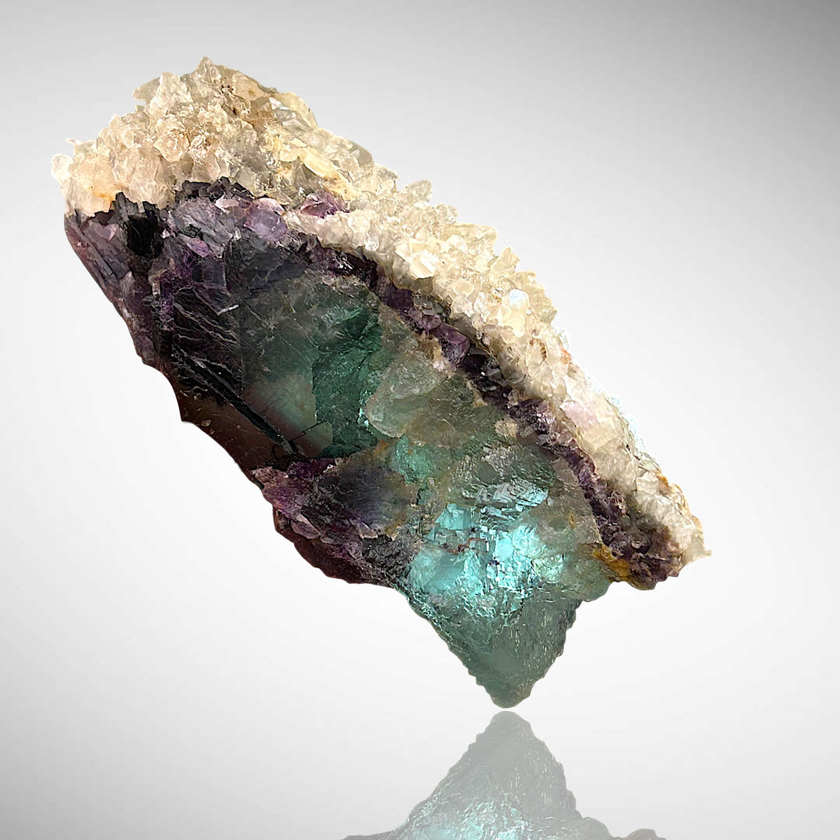 Alpine Fluorite, Calcite - Weisseck, Lungau, Austria
