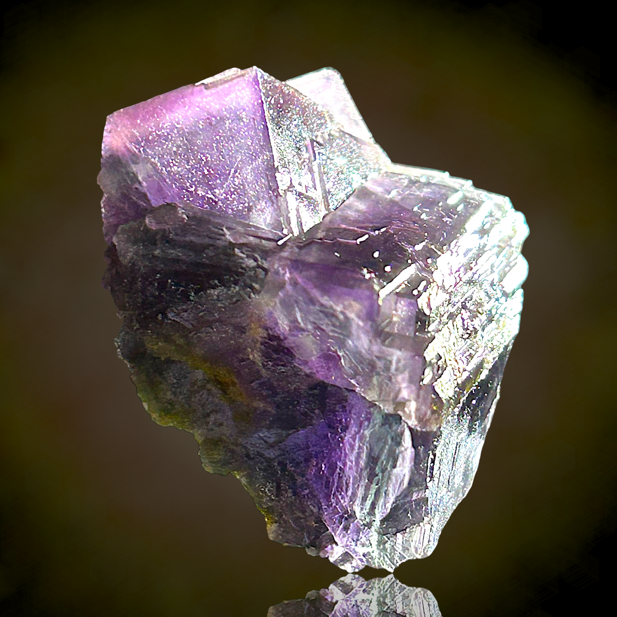 Alpine Fluorite - Summit Cleft, Weisseck, Austria